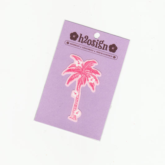 PUNO NG NIYOG STICKER PINK