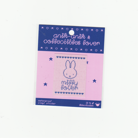 ANIK-ANIK & COLLECTIBLES LOVER STICKER (RECTANGLE)