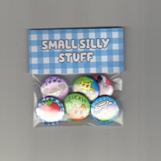 SMALL SILLY STUFF PIN SET