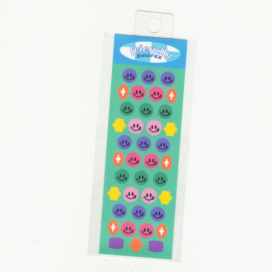 SILLY SMILEY STICKER SHEET