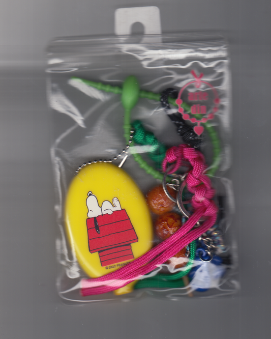 SNOOPY COIN WALLET KEYCHAIN SET