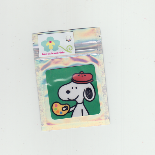 SNOOPY ARTIST STICKER