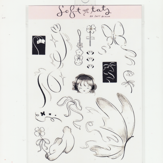 SOFT TATS TEMP TATTOOS SHEET