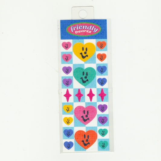 HEART SMILEY STICKER SHEET