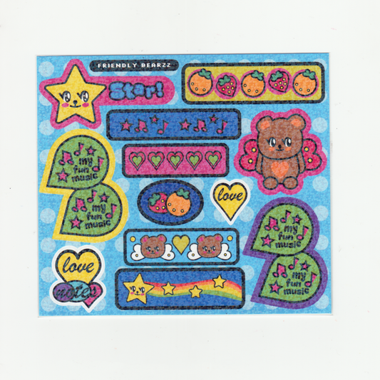 MY FUN MUSIC STICKER SHEET