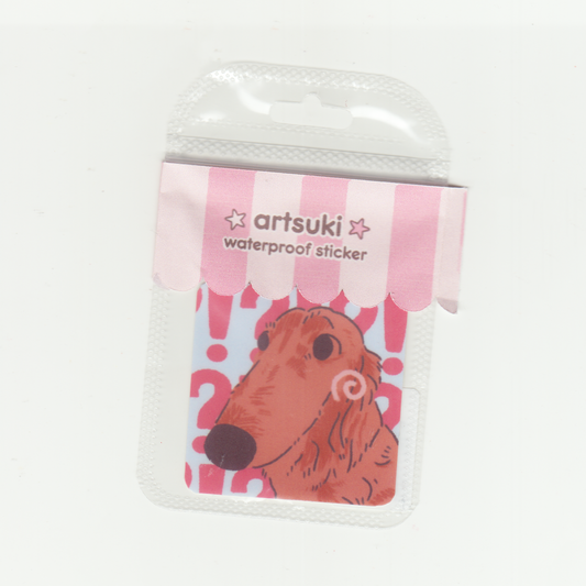 ??? DOG STICKER