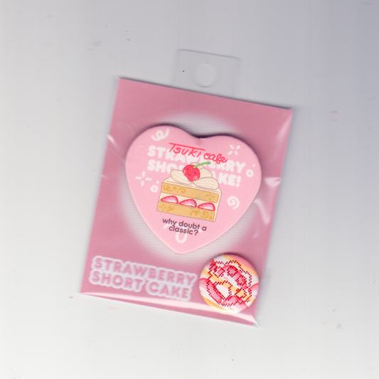 STRAWBERRY SHORTCAKE BUTTON PIN