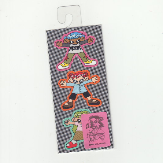 STRETCHY KIDZ STICKER SHEET
