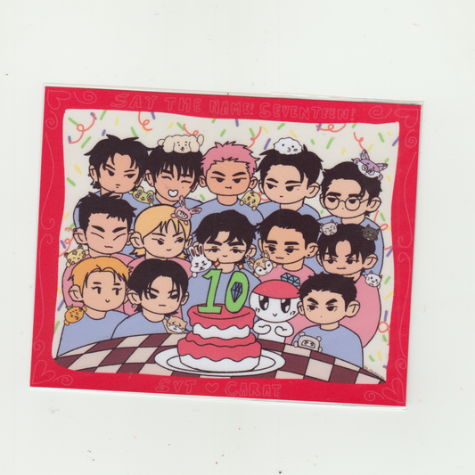 SVT 10 YEARS PRINT