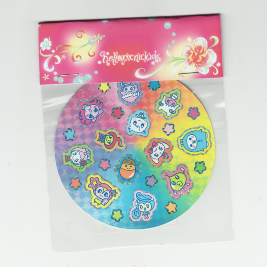 CIRCLE TAMAGOTCHI STICKER SHEET
