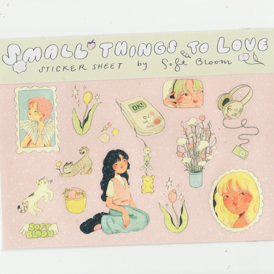 SMALL THINGS TO LOVE STICKER SHEET