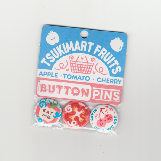 TSUKIMART FRUITS BUTTON PACK