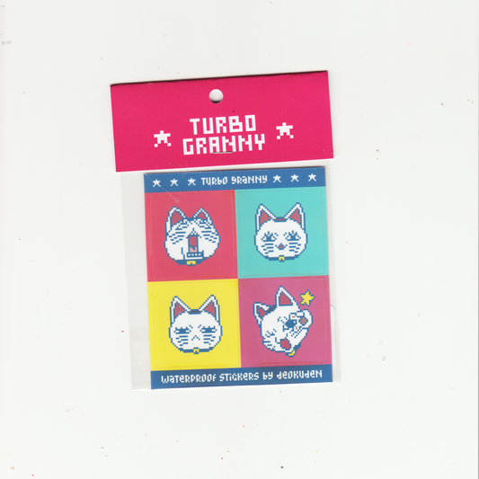 TURBO GRANNY STICKER