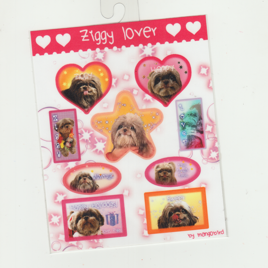 ZIGGY LOVER STICKER SHEET