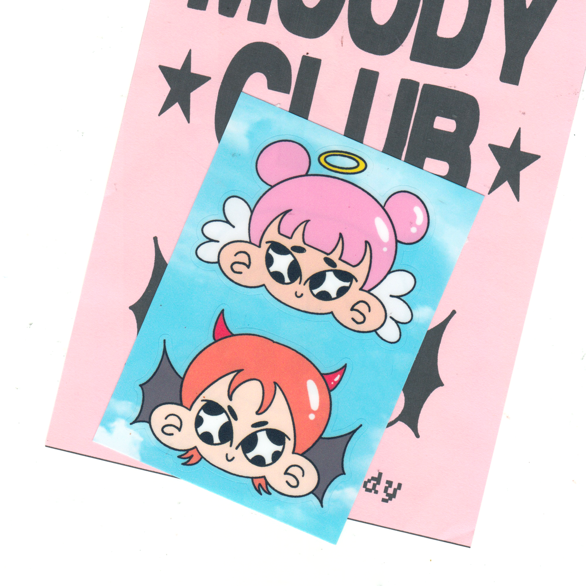 Angel/Devil sticker sheet