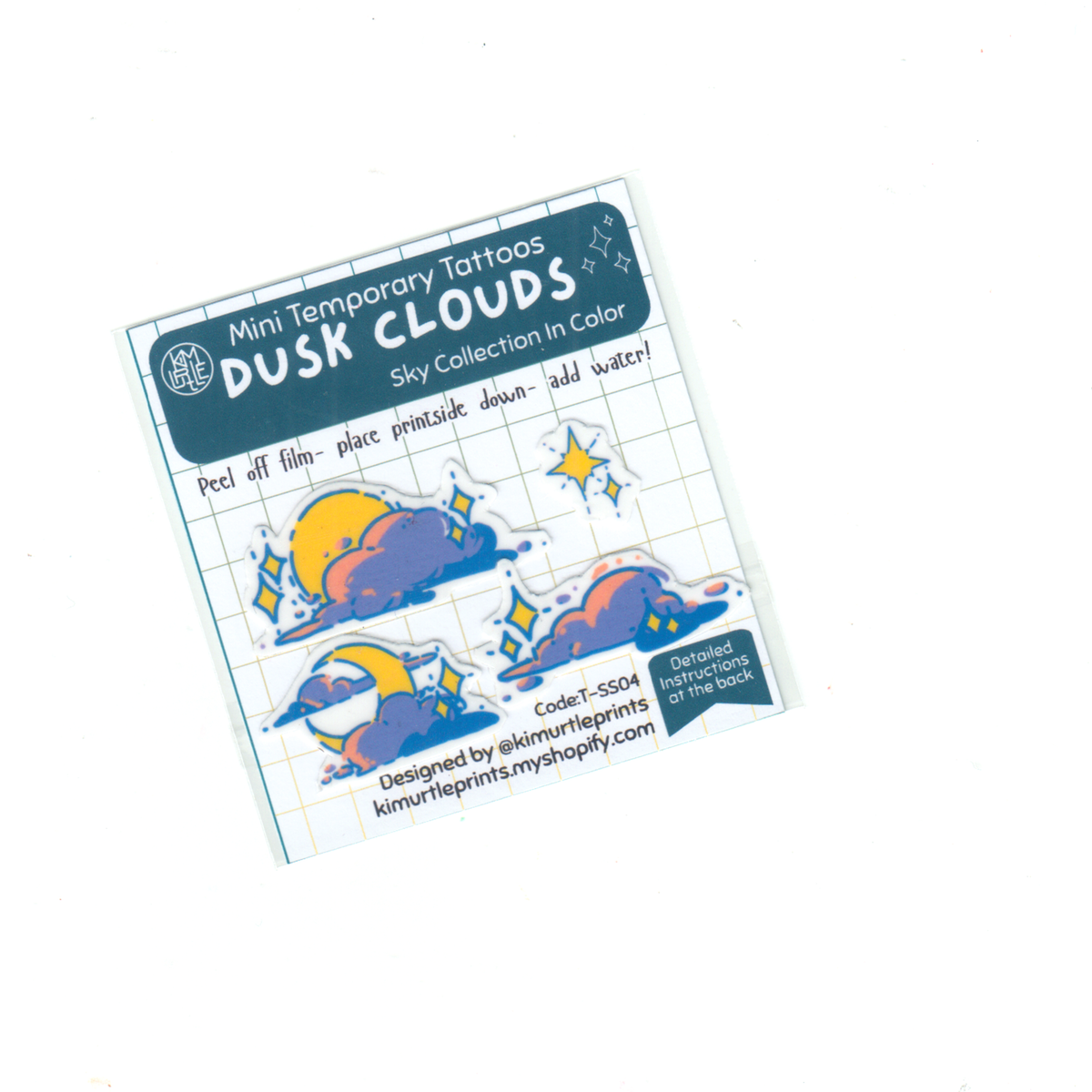 Dusk Clouds - Temporary Tattoo Pack