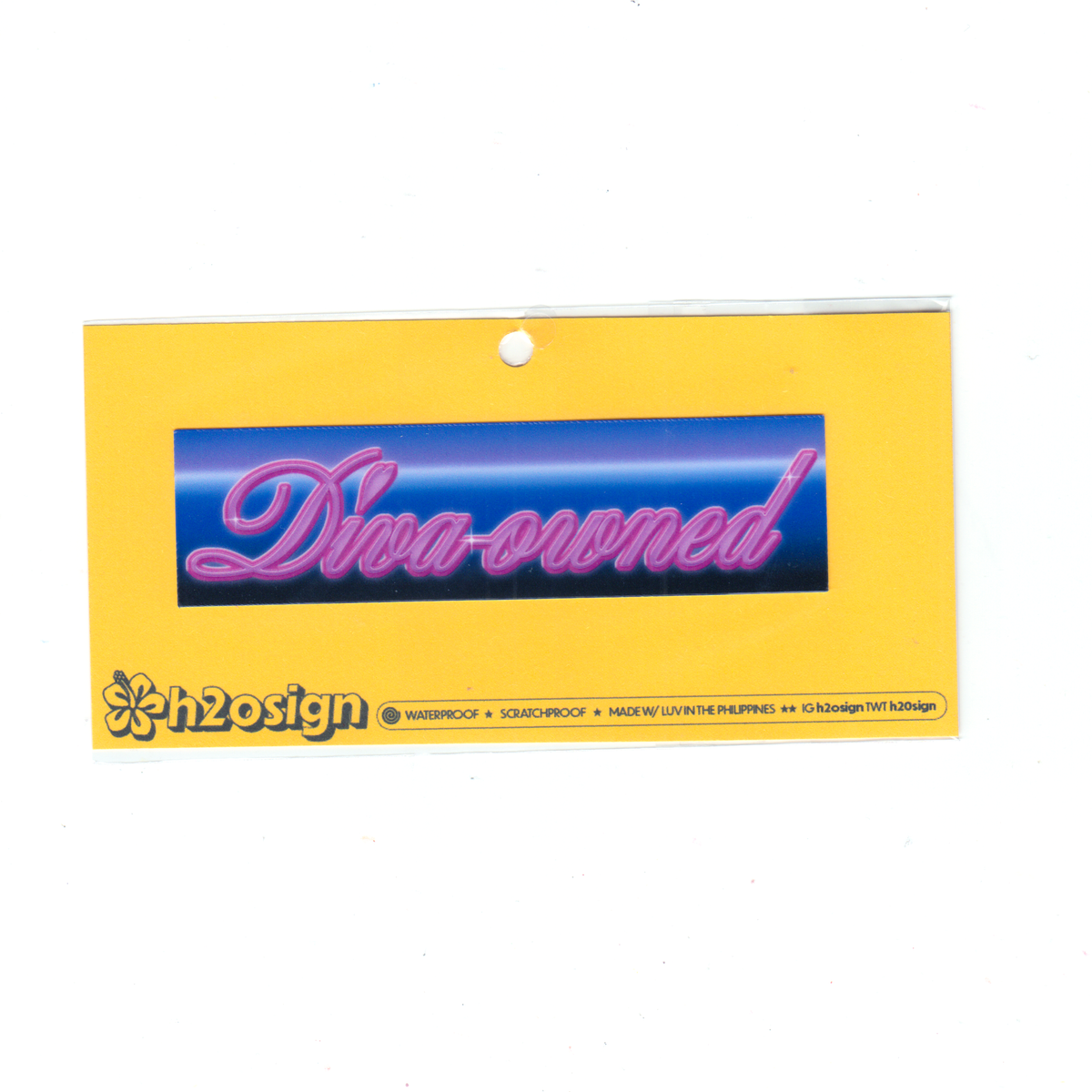 Diva-owned sticker