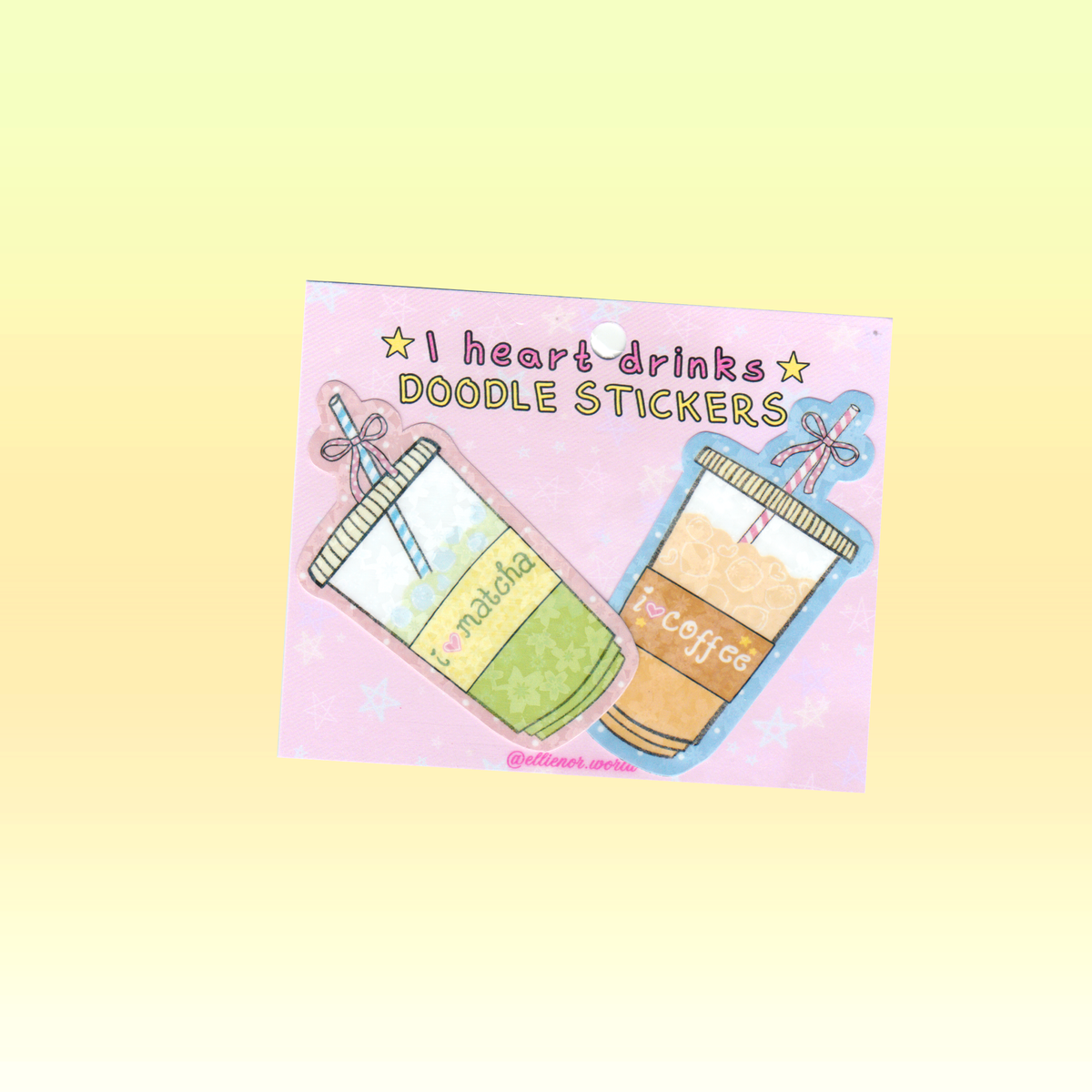 I Heart Drinks stickers