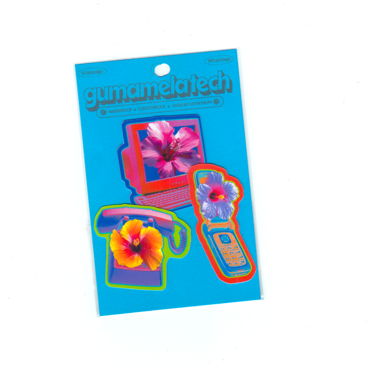 Gumamela Tech sticker pack