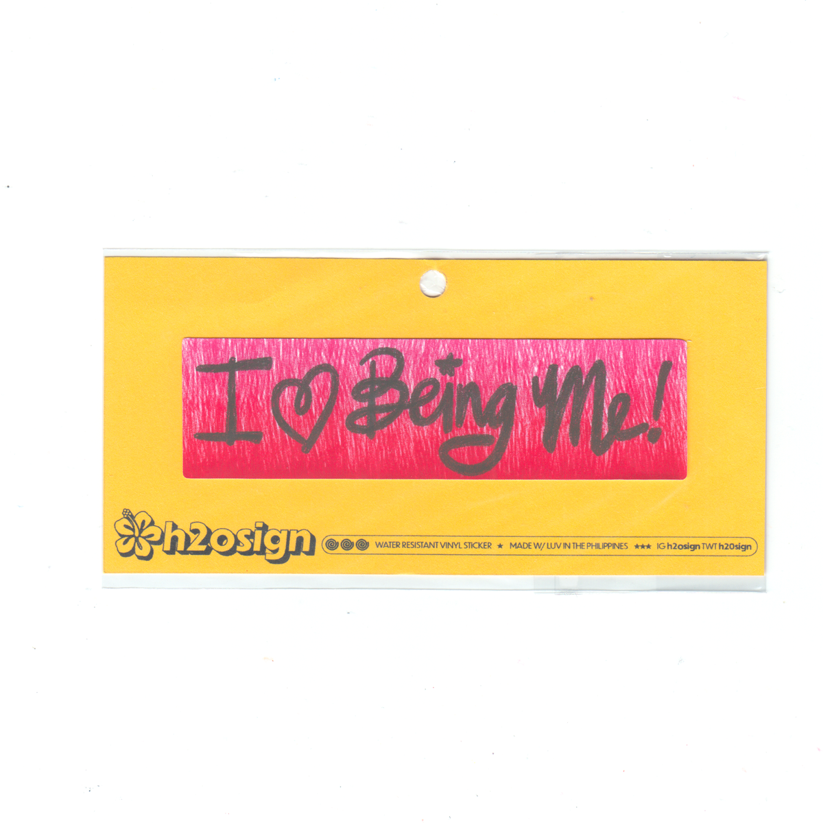 I Love Being Me sticker