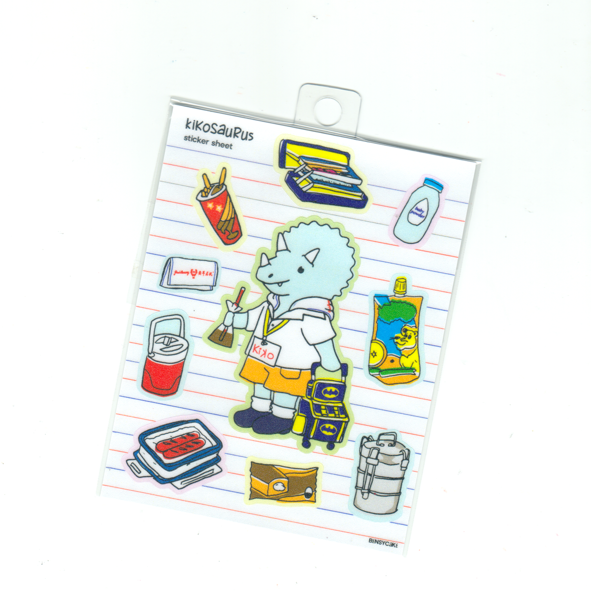 KIKOSAURUS sticker sheet