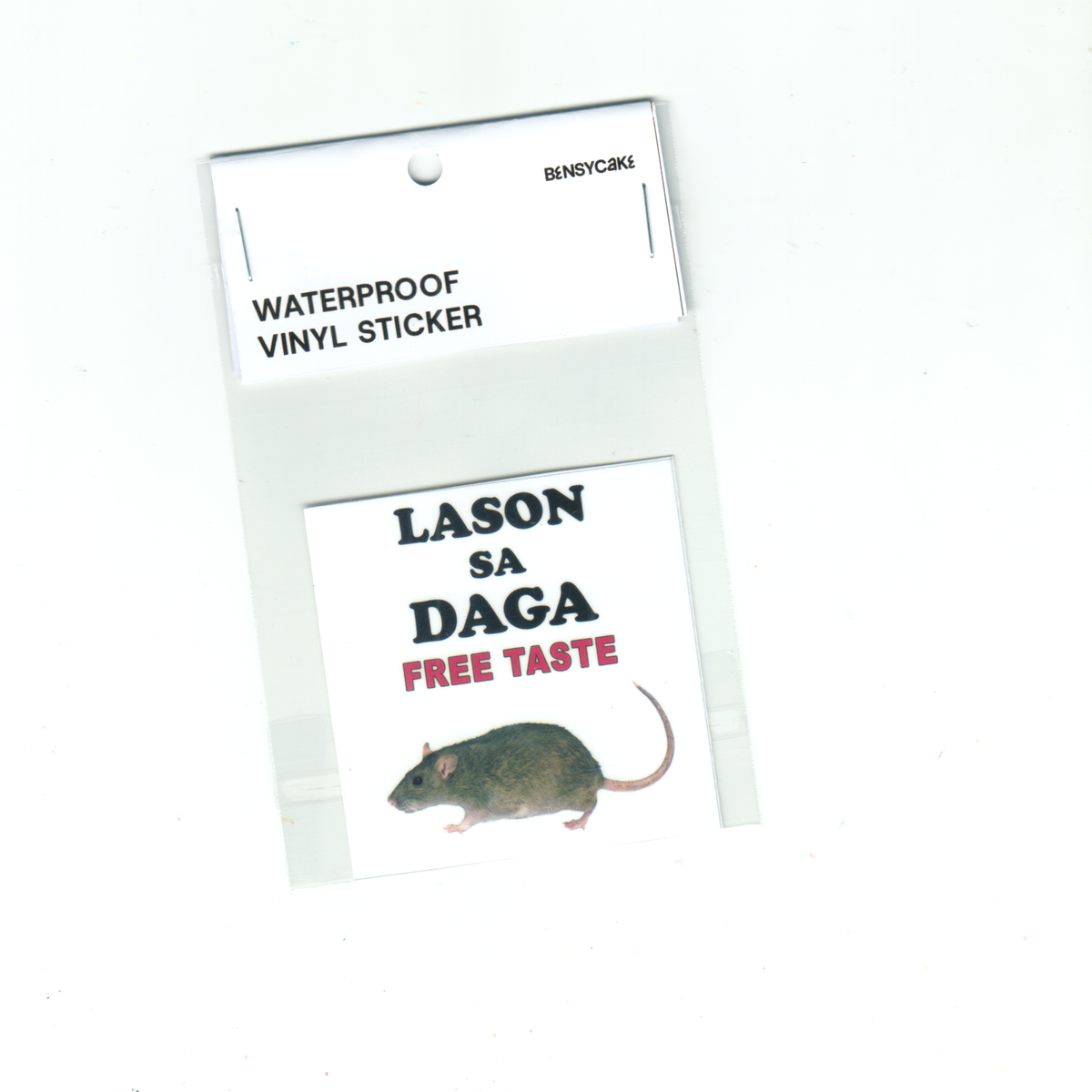 'Lason sa Daga Free Taste' sticker
