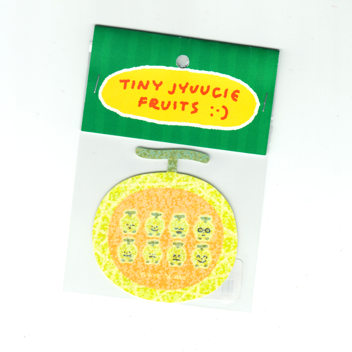 Tiny JYC Melon sticker sheet