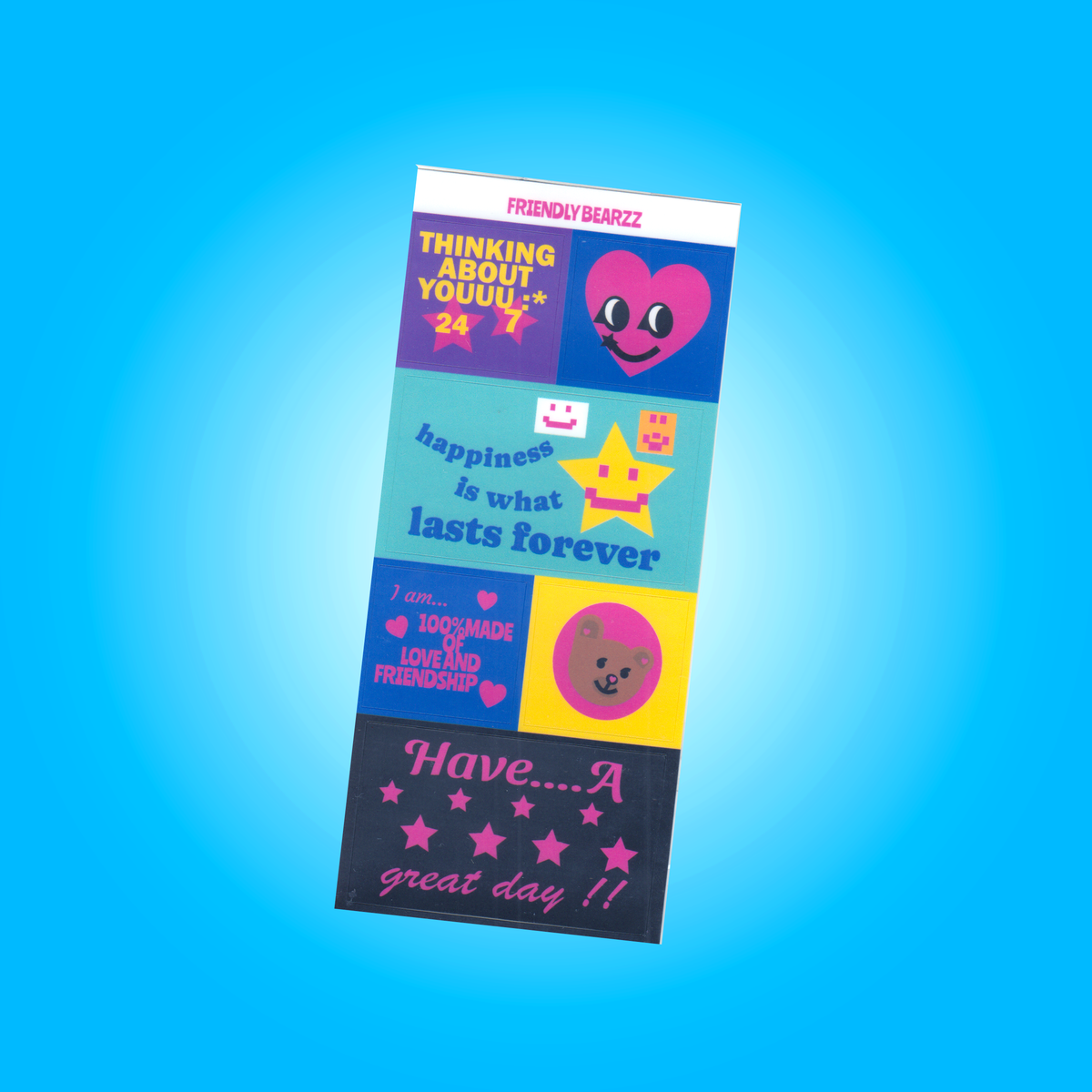 Messages! sticker sheet