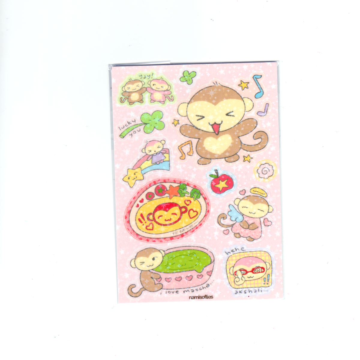 Monkey sticker sheet