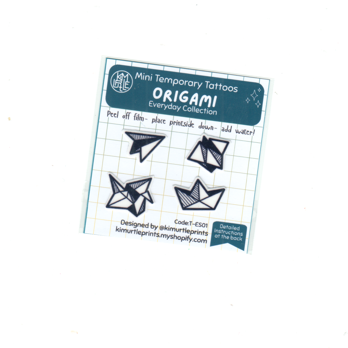 Origami - Temporary Tattoo Pack