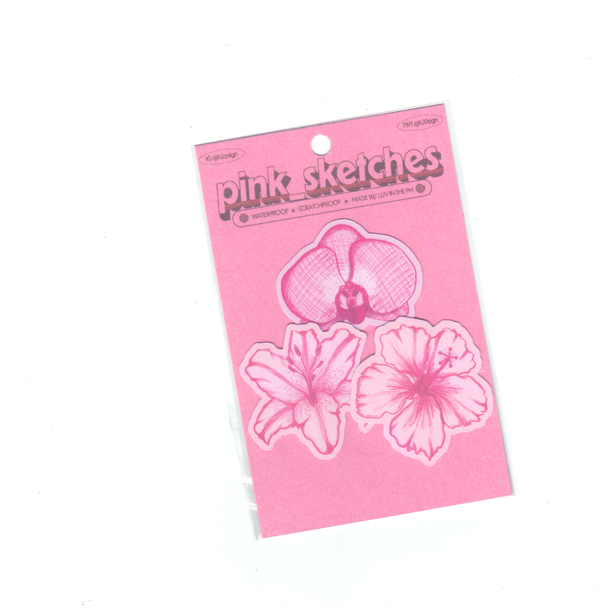 Pink Sketches sticker pack