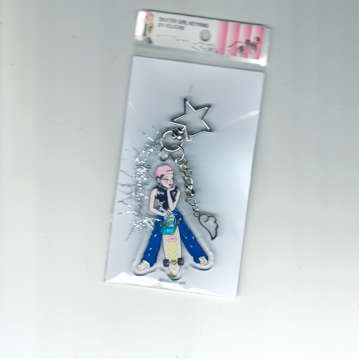 Skater keychain