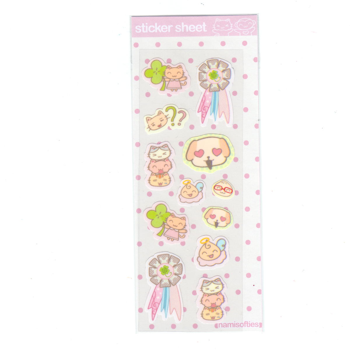 Rosette & Cats sticker sheet