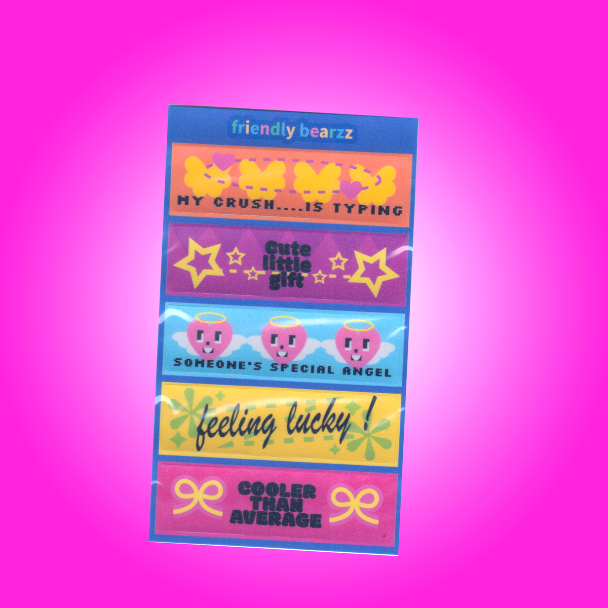 Feeling Lucky sticker sheet